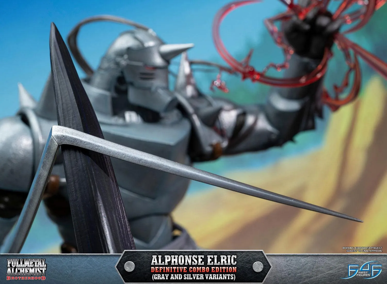First 4 Figures Fullmetal Alphonse Elric statuetă Combo 2 variante