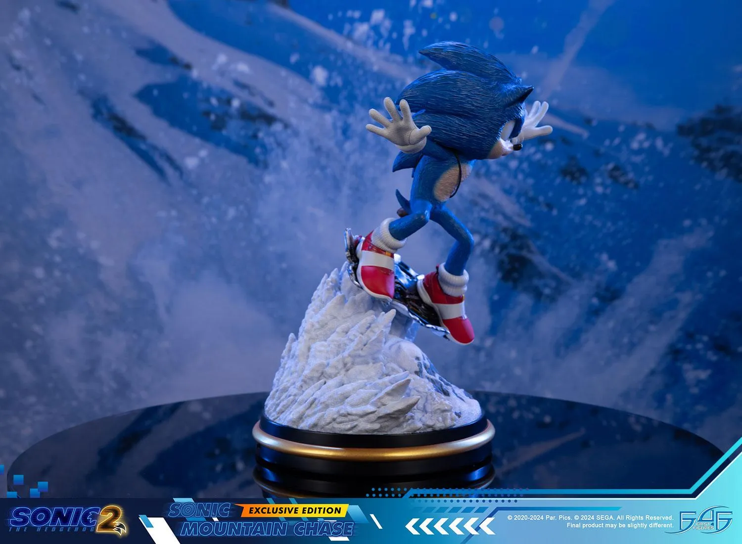 First 4 Figures Sonic 2 Mountain Chase statuetă LED 34 cm