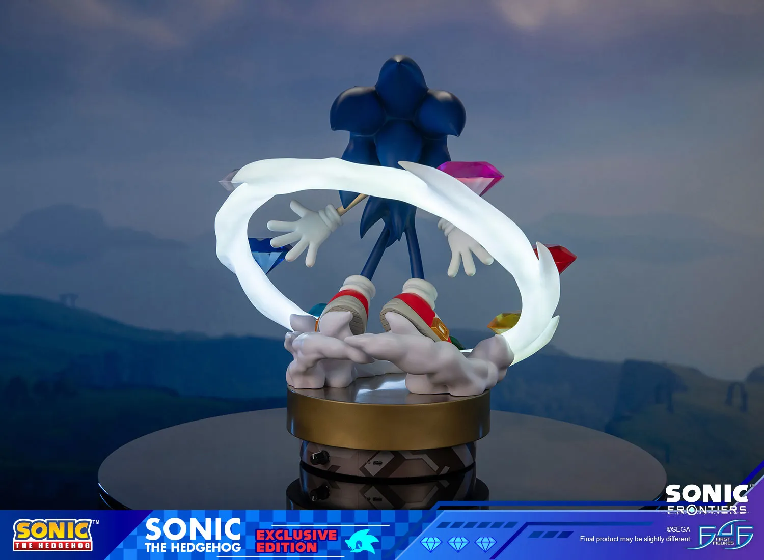 First 4 Figures Sonic Frontiers Sonic statuetă rășină exclusivă LED