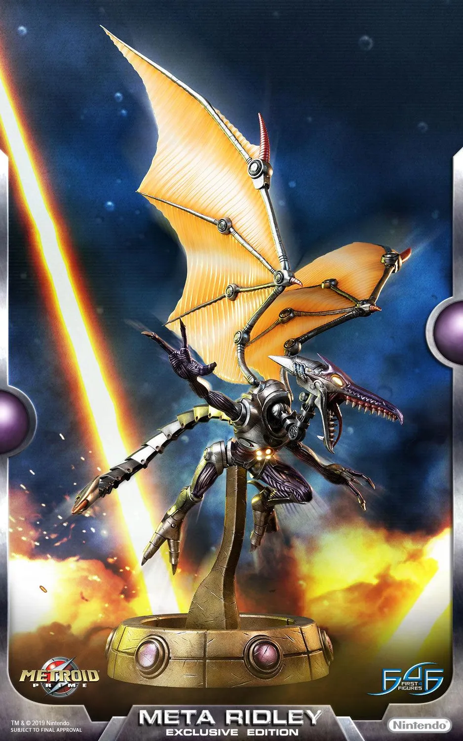 First 4 Figures Metroid Prime Meta Ridley statuetă Exclusive