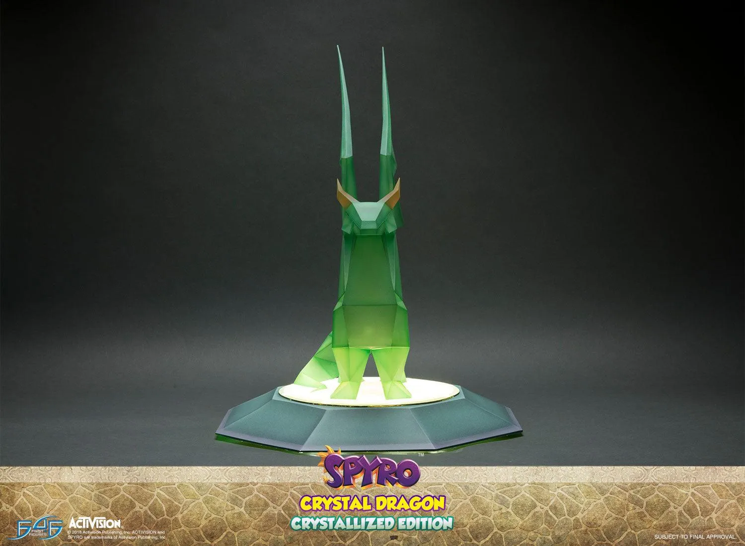 First 4 Figures Spyro Crystal Dragon statueta Crystallized