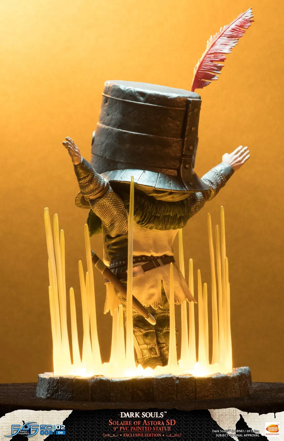 First 4 Figures Dark Souls Solaire SD statuetă Exclusive LED 23 cm