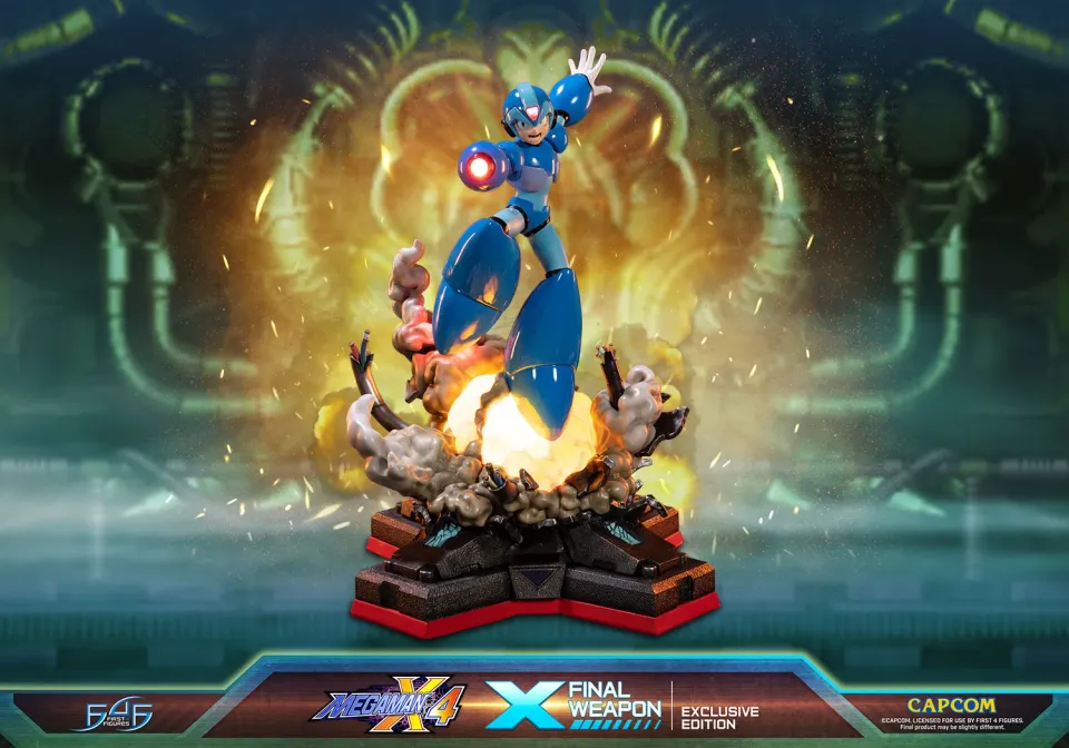 First 4 Figures Mega Man X4 Final Weapon statuetă Exclusive LED
