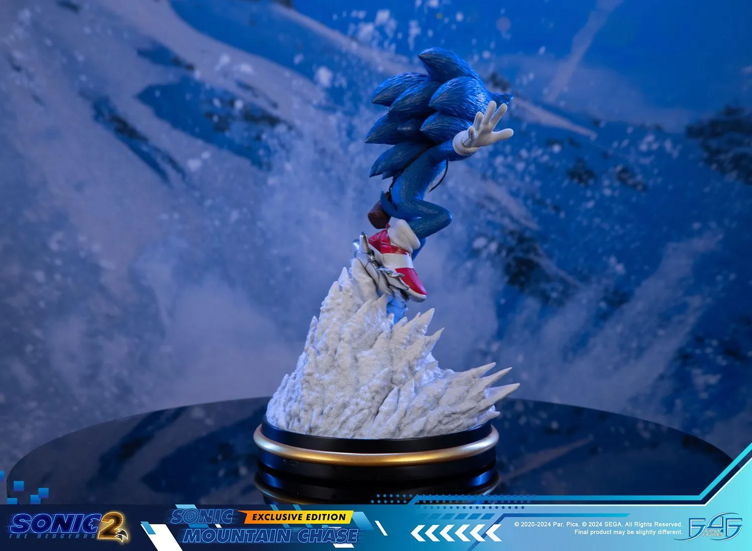 First 4 Figures Sonic 2 Mountain Chase statuetă LED 34 cm