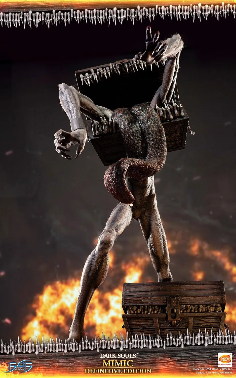 First 4 Figures Mimic Definitive statuie rășină LED