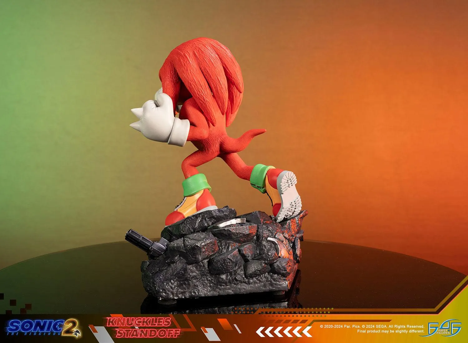 First 4 Figures Sonic 2 Knuckles Standoff statueta rasina