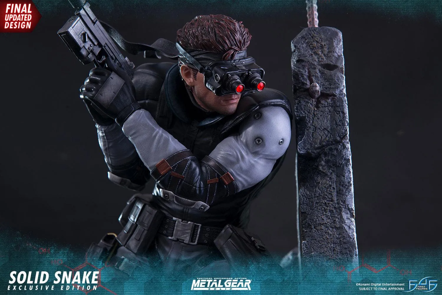 First 4 Figures Metal Gear Solid Solid Snake statuetă Exclusive LED