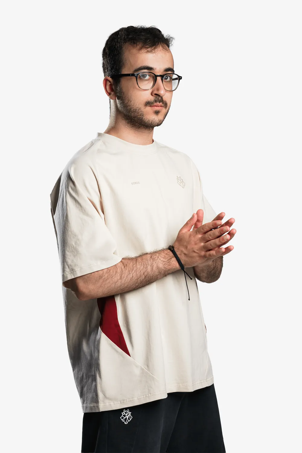 G2 Esports Essentials tricou Panel Tee Cream