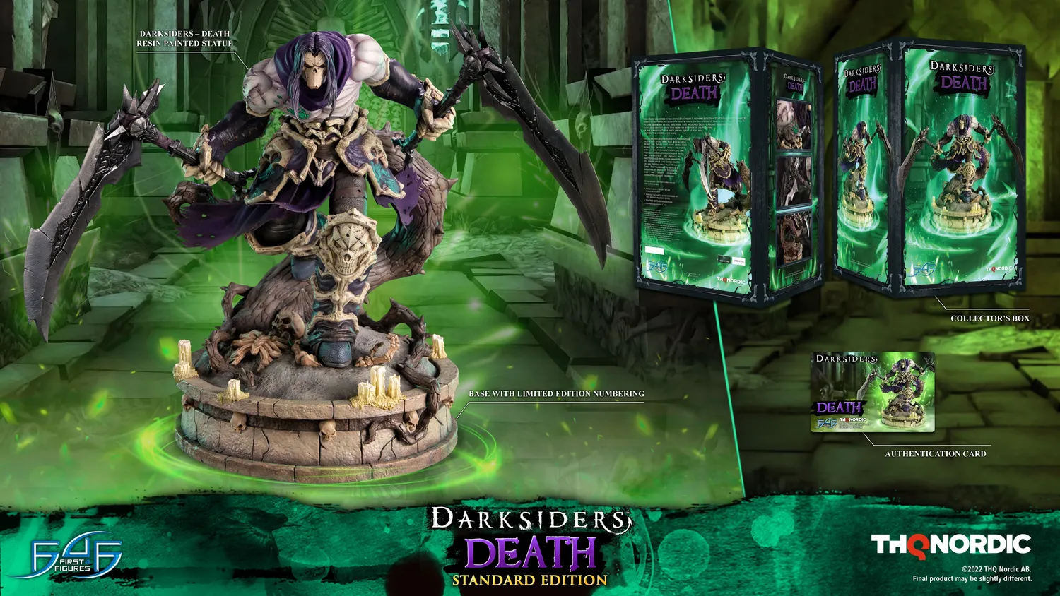 First 4 Figures Darksiders Death statuetă Standard rășină