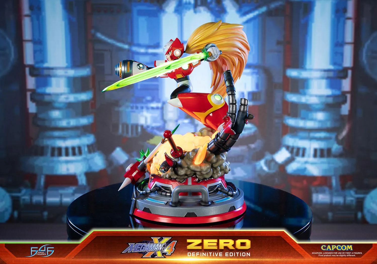 First 4 Figures Mega Man X Zero statuetă rășină Definitive