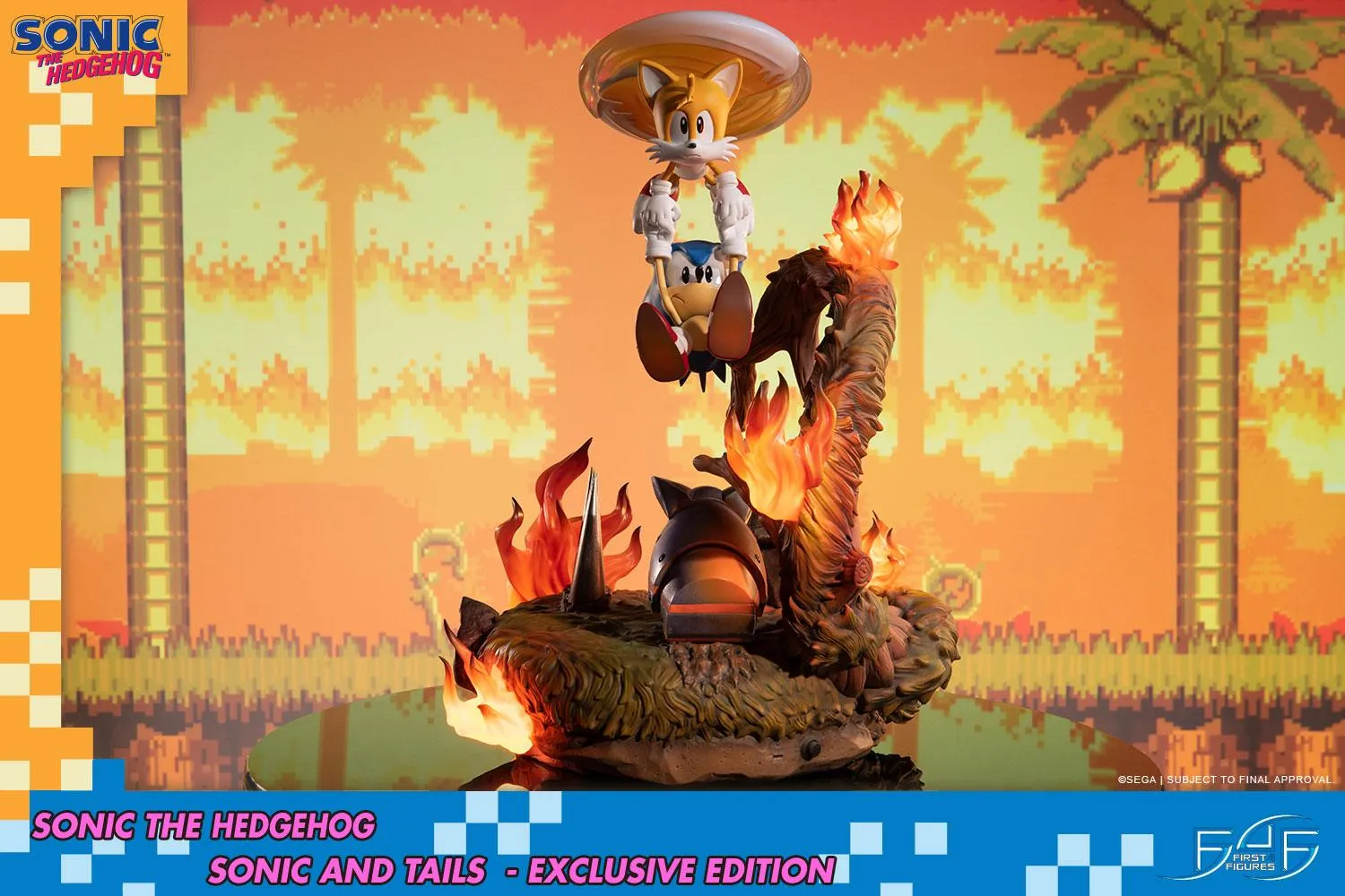 First 4 Figures Sonic Tails statuetă Duo Edition rășină