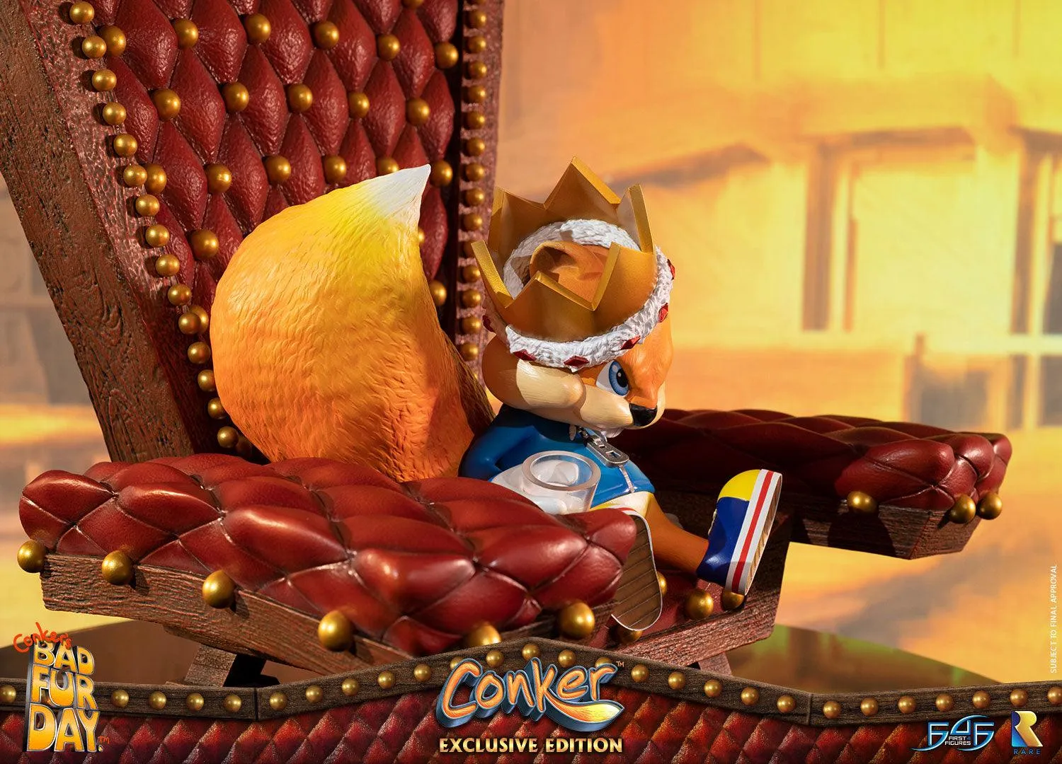 First 4 Figures Conker Bad Fur Day statuetă Exclusive rășină