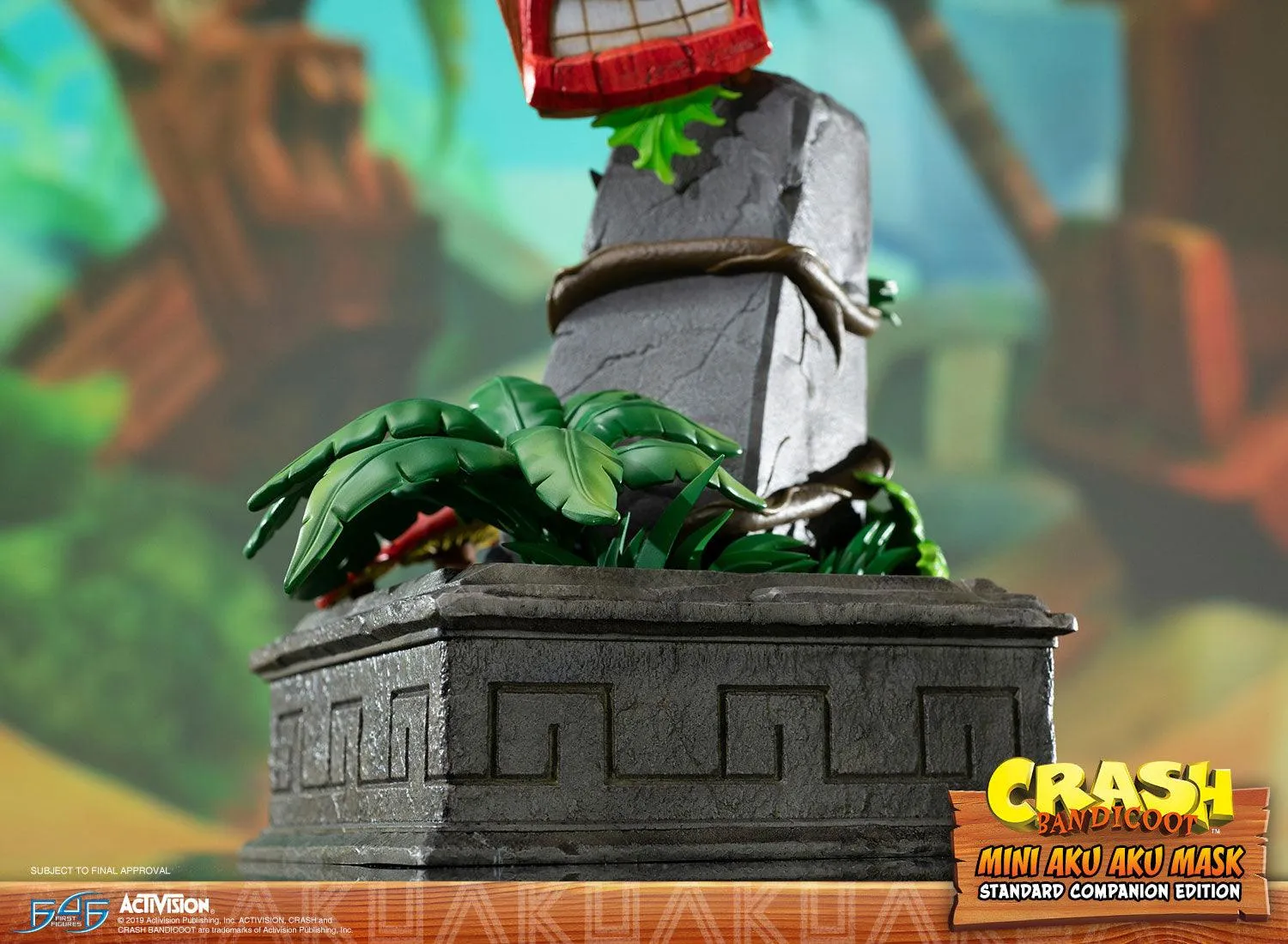 First 4 Figures Crash Mini Aku Aku mască rășină