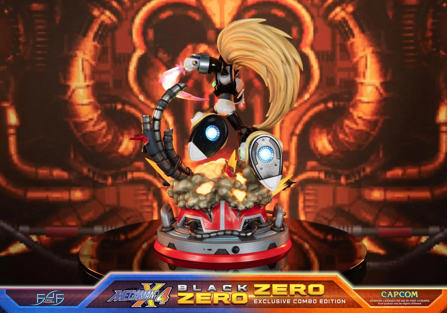 First 4 Figures Mega Man X Zero statueta rasina Combo Exclusive 43cm