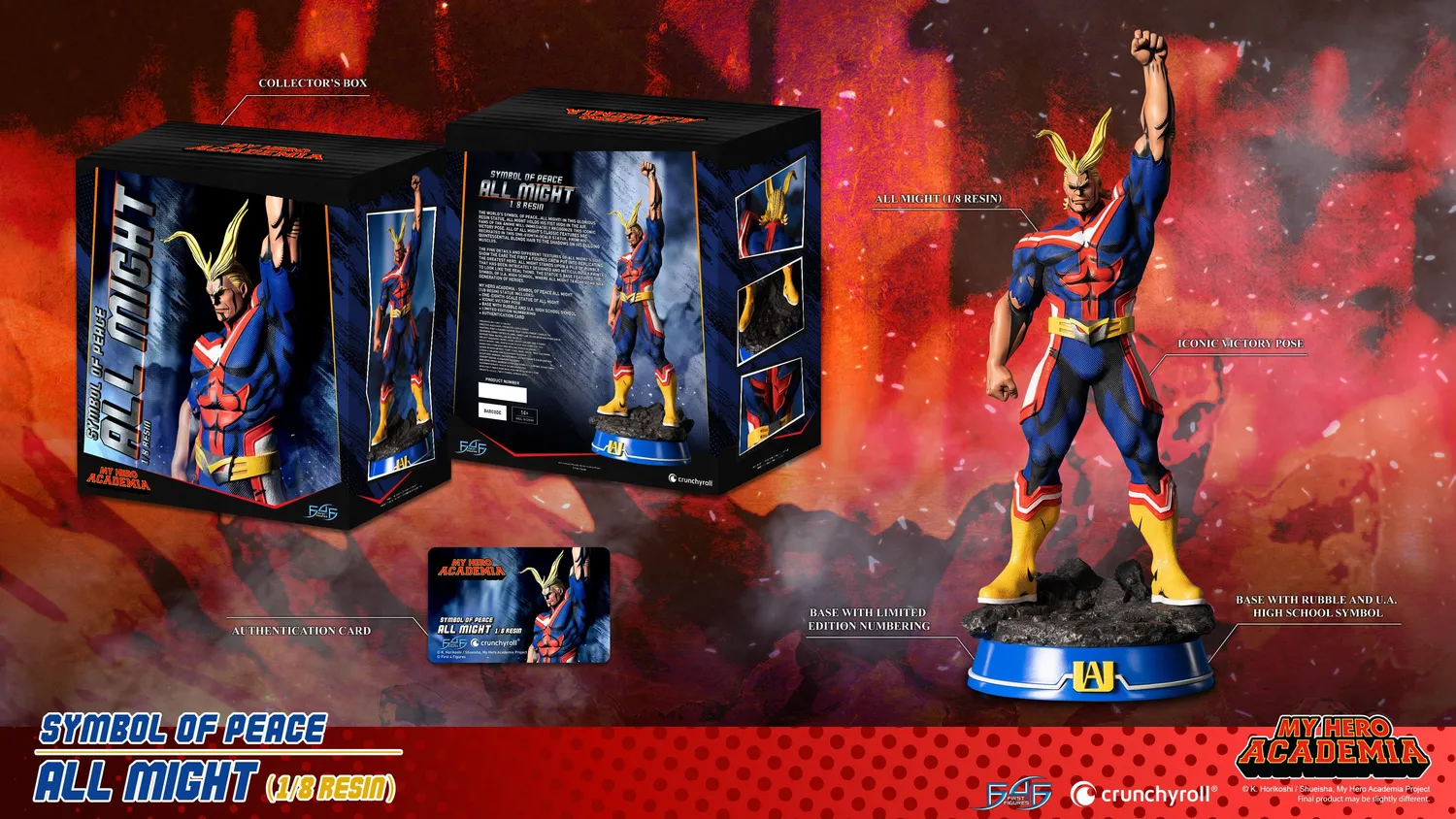First 4 Figures All Might statueta 1/8 rasina victorie