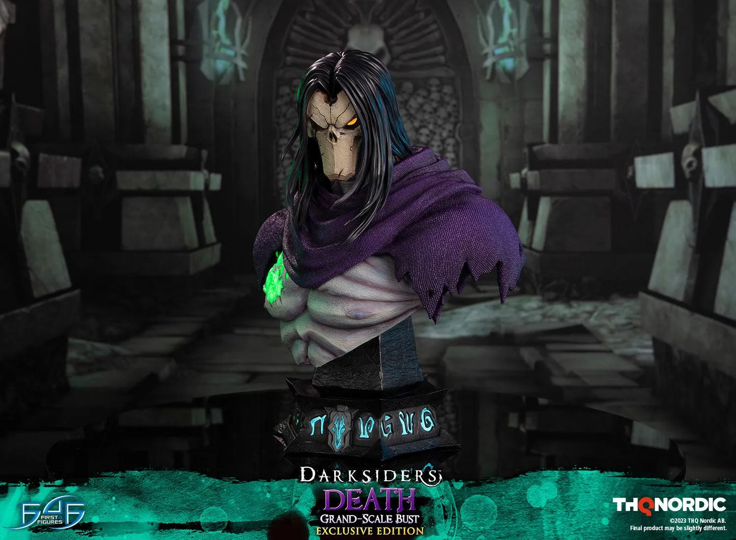 First 4 Figures Darksiders Death bust Grand Scale Exclusive LED