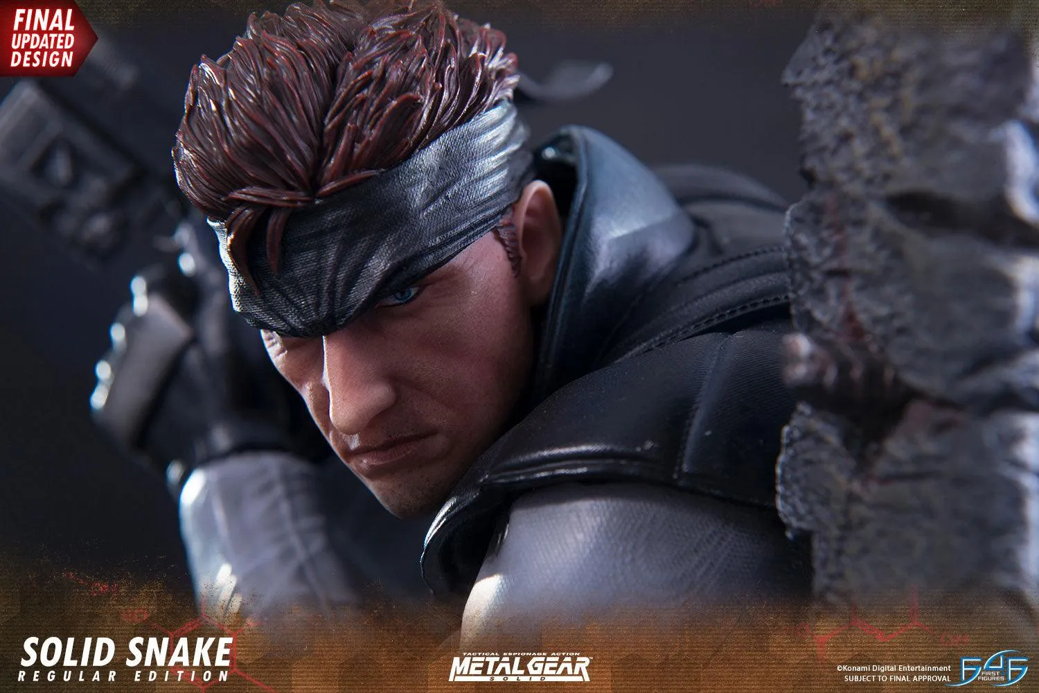 First 4 Figures Metal Gear Solid Snake statueta Regular 2 capete