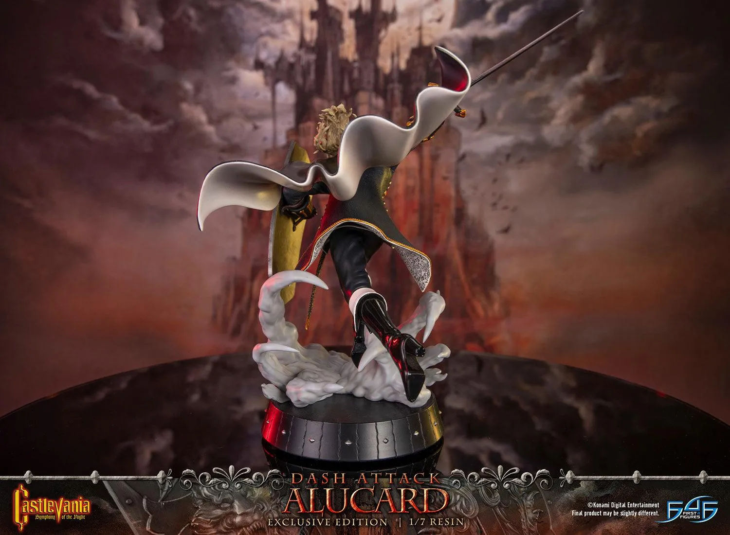 First 4 Figures Castlevania Alucard Dash Attack statueta scut