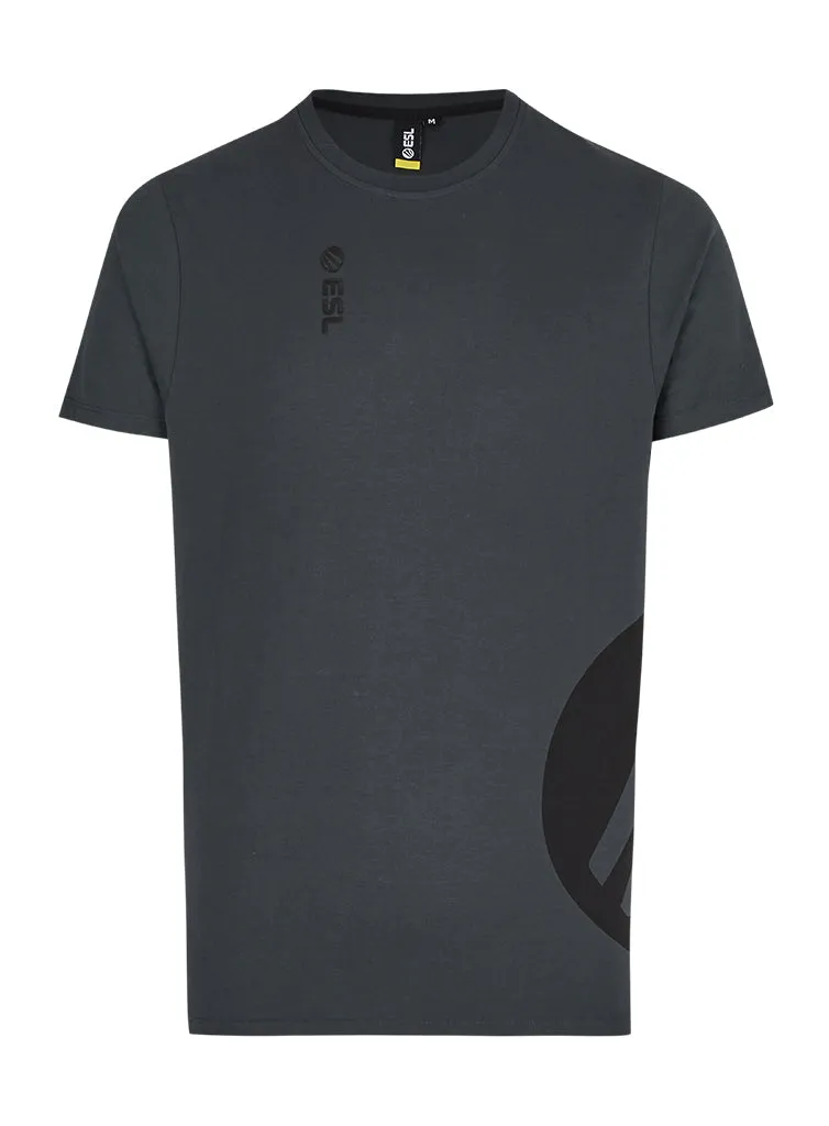 ESL Monochrome tricou Negru wrap-around bumbac