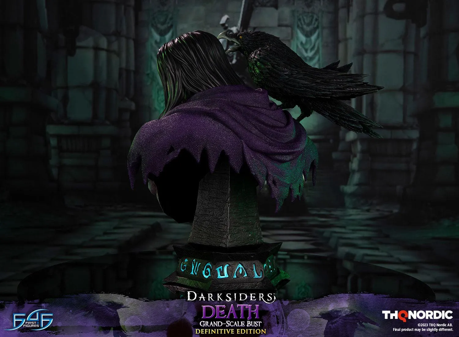 First 4 Figures Darksiders Death bust rășină LED