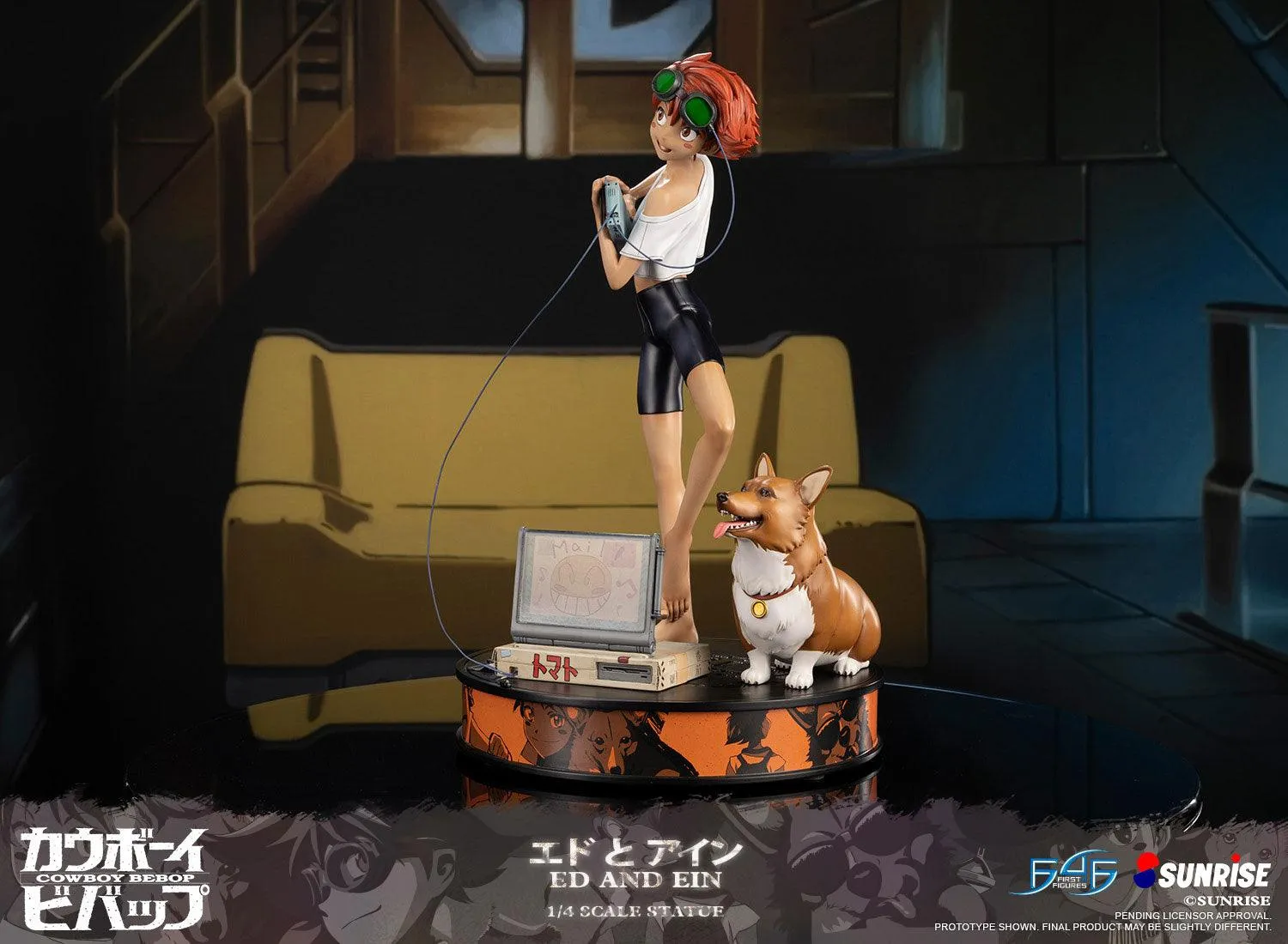 First 4 Figures Cowboy Bebop Ed and Ein statuetă Standard Edition rășină