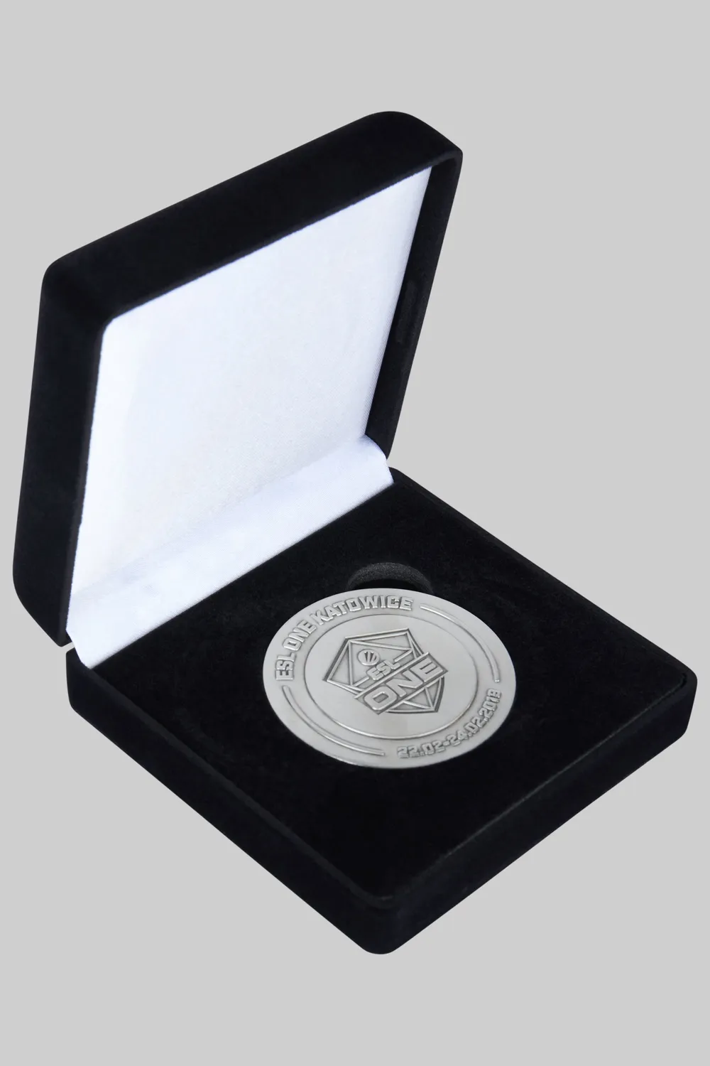 ESL One moneda Katowice 2019 argintie colectie