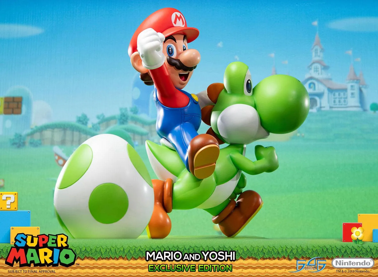 First 4 Figures Mario Yoshi Exclusive statueta ou magnet