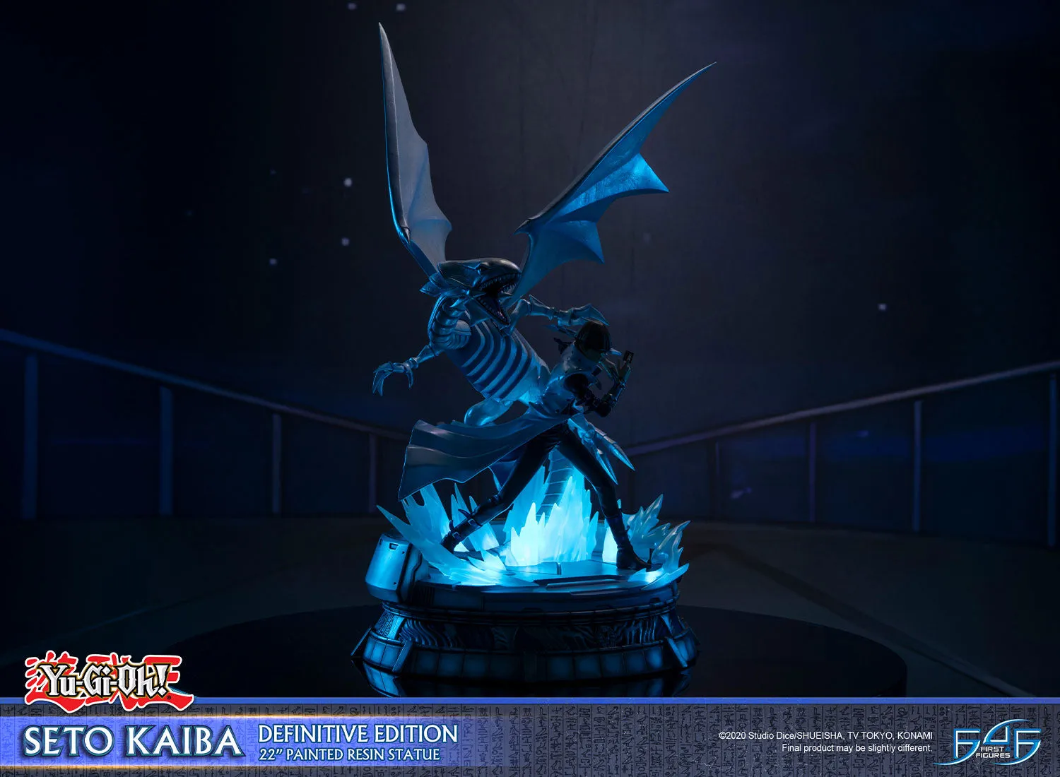 First 4 Figures Yu-Gi-Oh Seto Kaiba statuetă Definitive LED