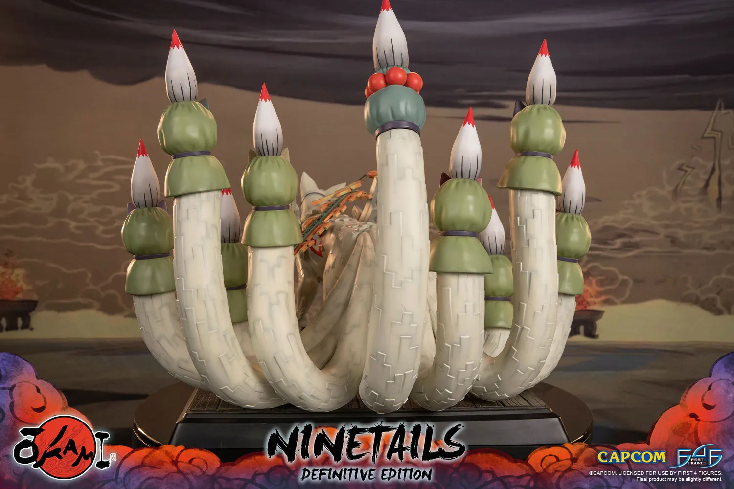 First 4 Figures Okami Ninetails statueta Definitive Edition LED