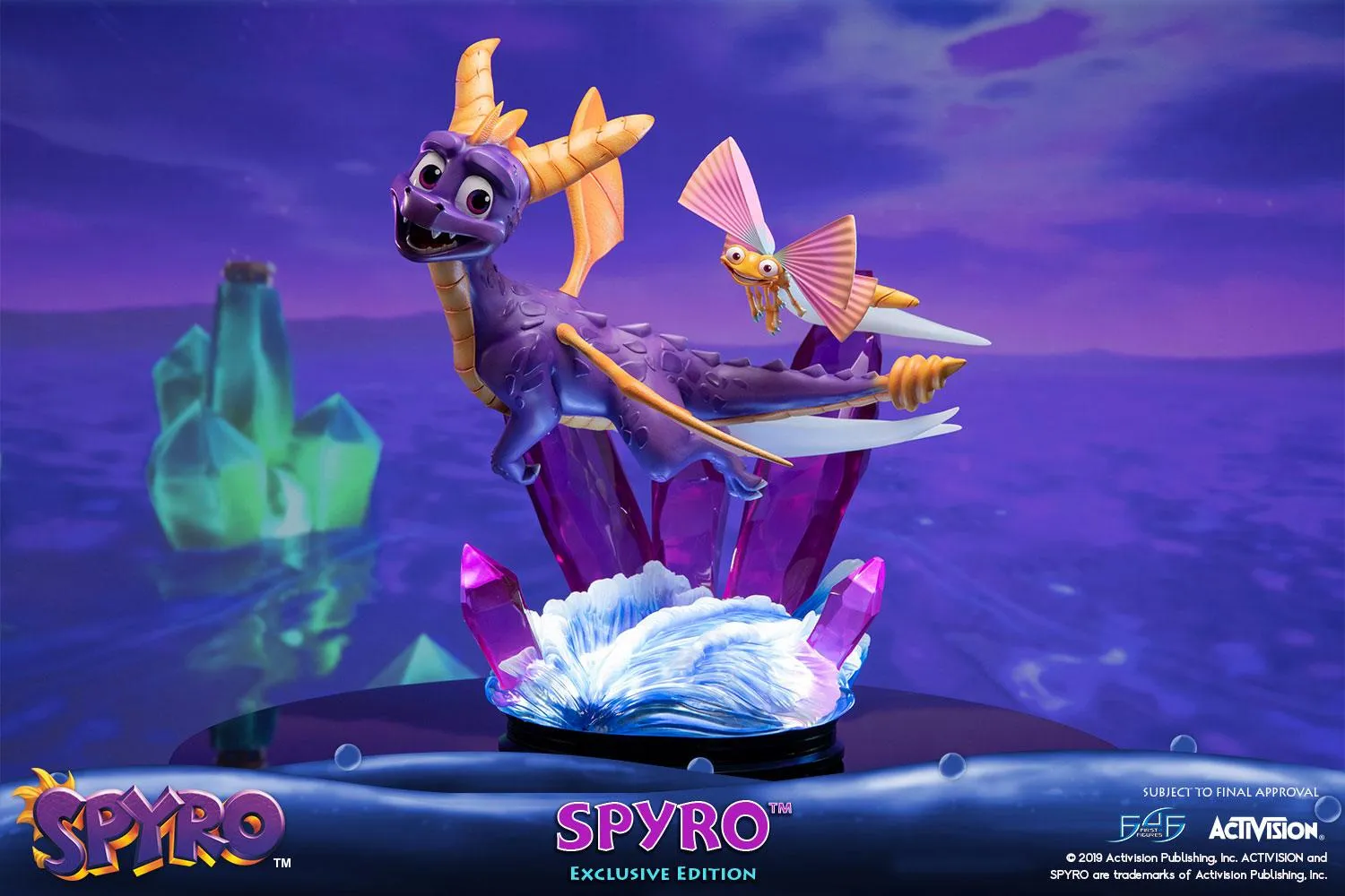 First 4 Figures Spyro Reignited Spyro statueta Exclusive Edition LED