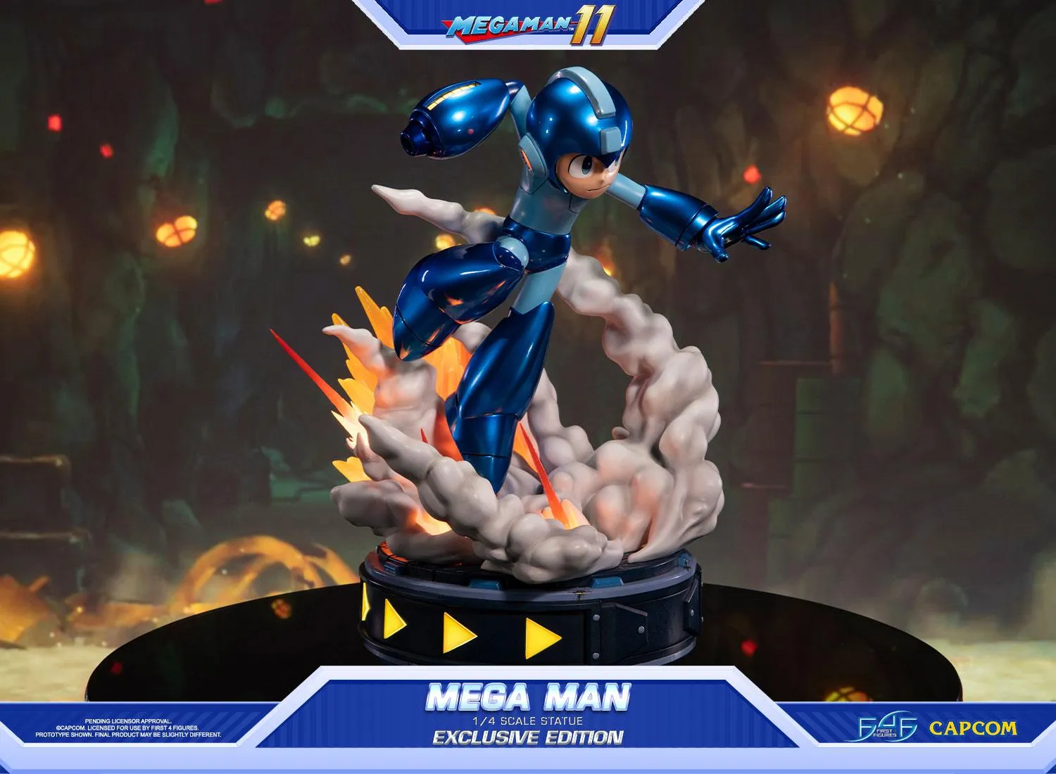 First 4 Figures Mega Man 11 statuetă Exclusive LED rășină