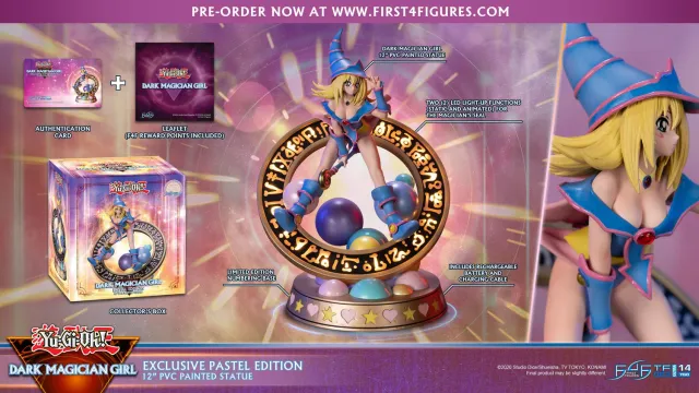 First 4 Figures Dark Magician Girl statueta Pastel Exclusive