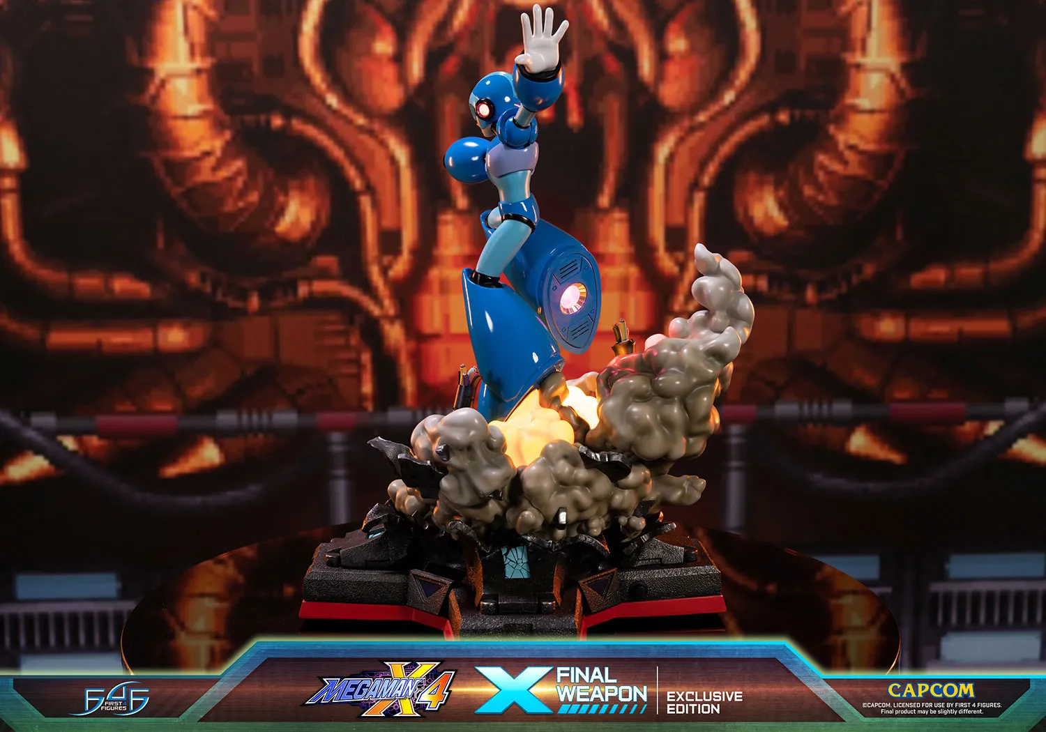 First 4 Figures Mega Man X4 Final Weapon statuetă Exclusive LED