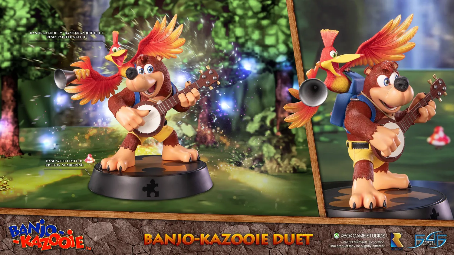 First 4 Figures Banjo-Kazooie Duet statuetă rășină 24,6 cm