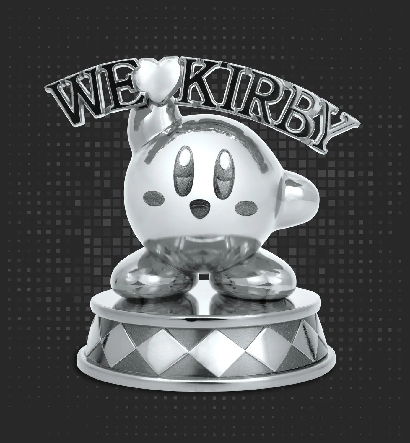 First 4 Figures Kirby We Love Kirby Silver statueta metal 10cm