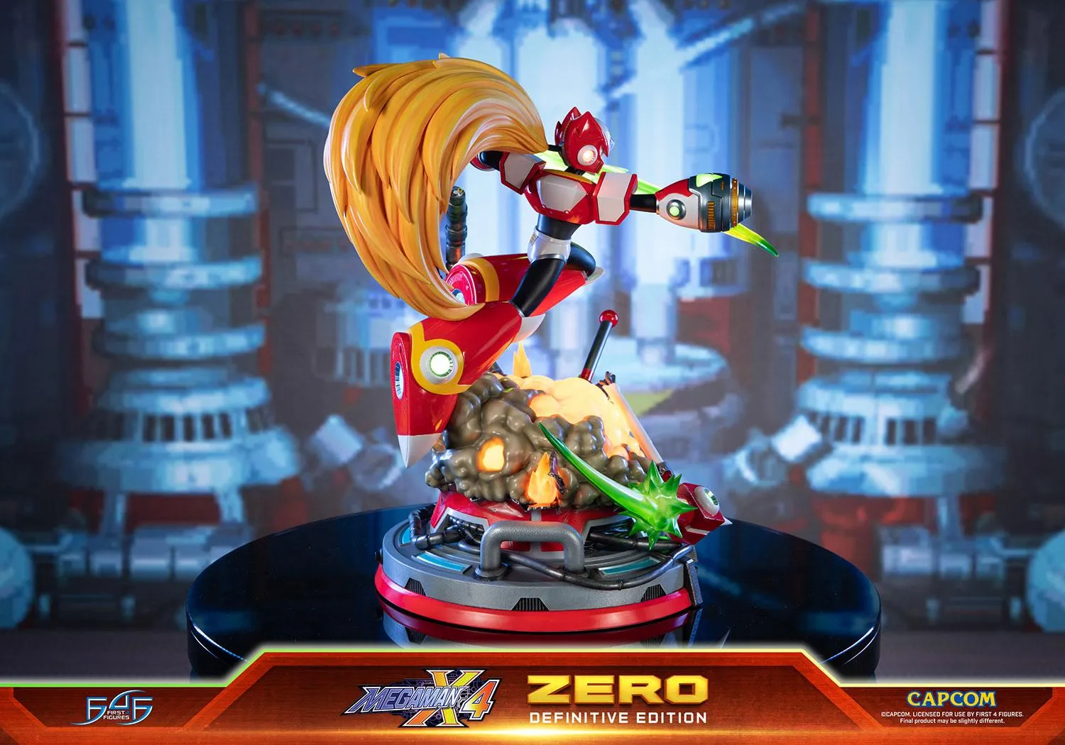 First 4 Figures Mega Man X Zero statuetă rășină Definitive