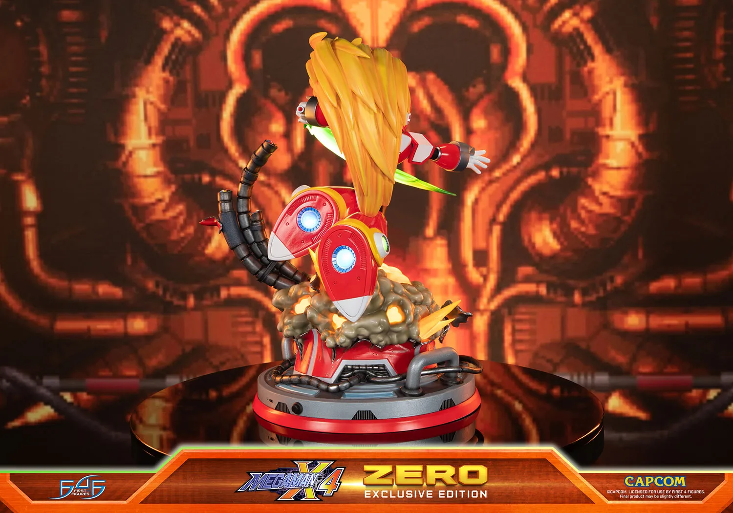First 4 Figures Mega Man X Zero statueta Exclusive LED