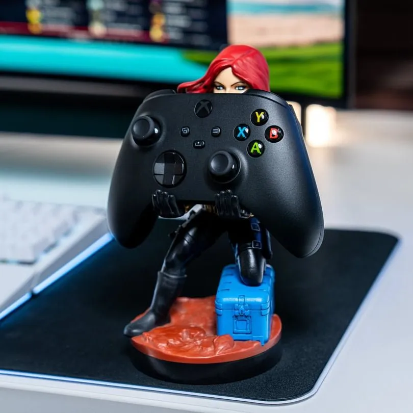 Exquisite Gaming Cable Guys Black Widow suport controller negru