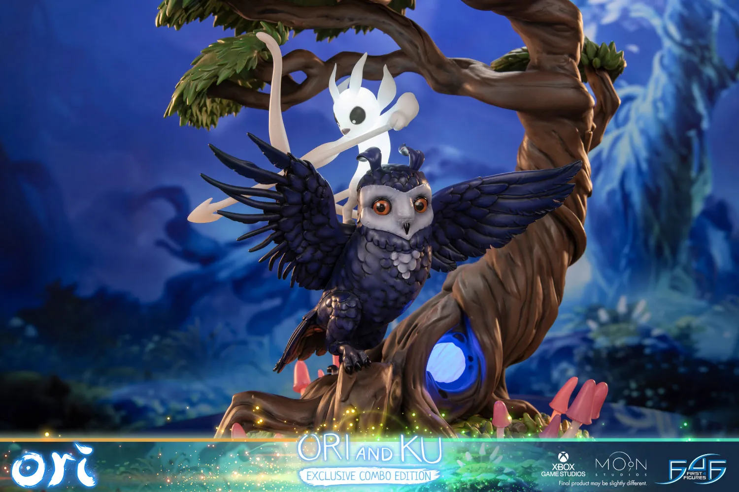 First 4 Figures Ori and the Will of the Wisps Ori and Ku statueta Combo LED