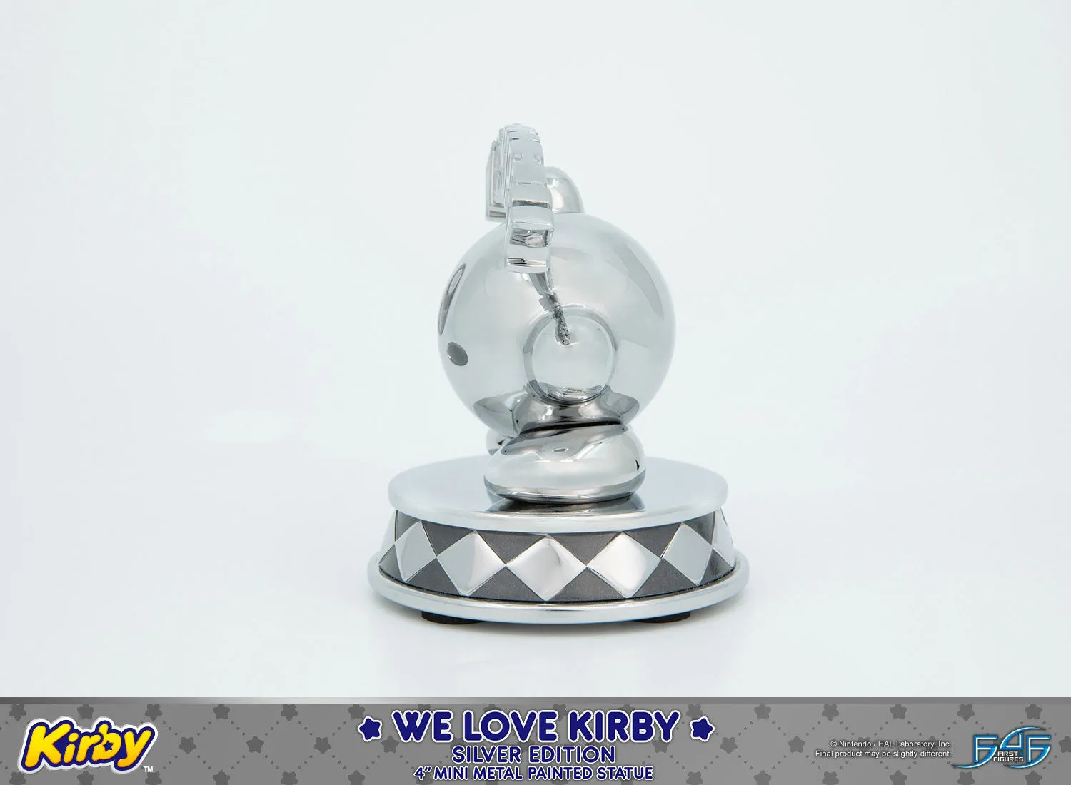 First 4 Figures Kirby We Love Kirby Silver statueta metal 10cm