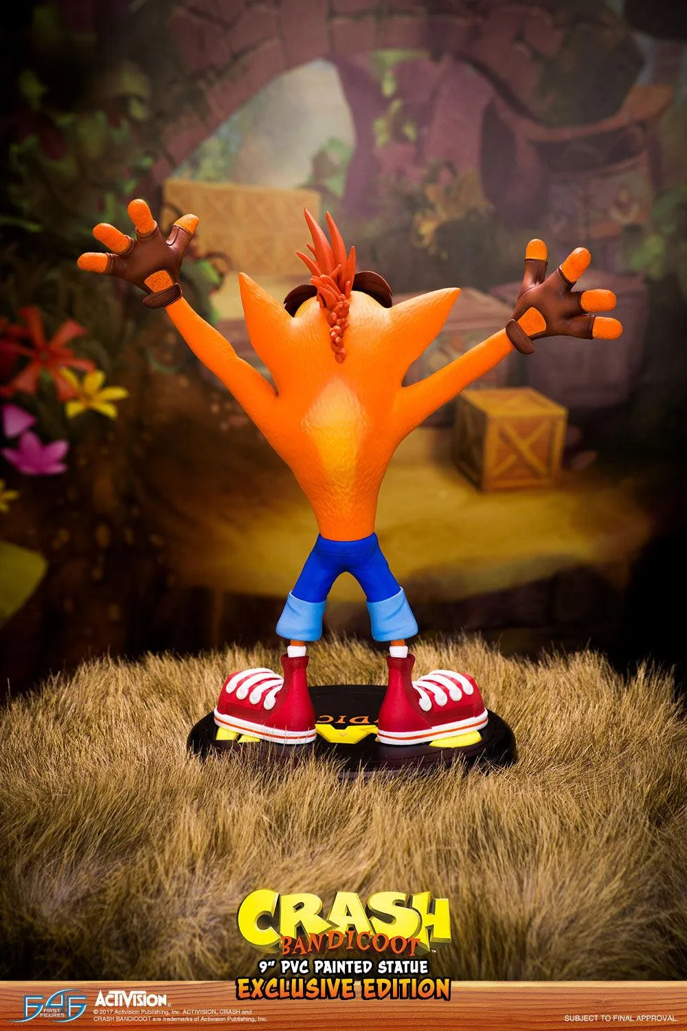 First 4 Figures Crash Bandicoot statueta PVC Exclusive 9 inch