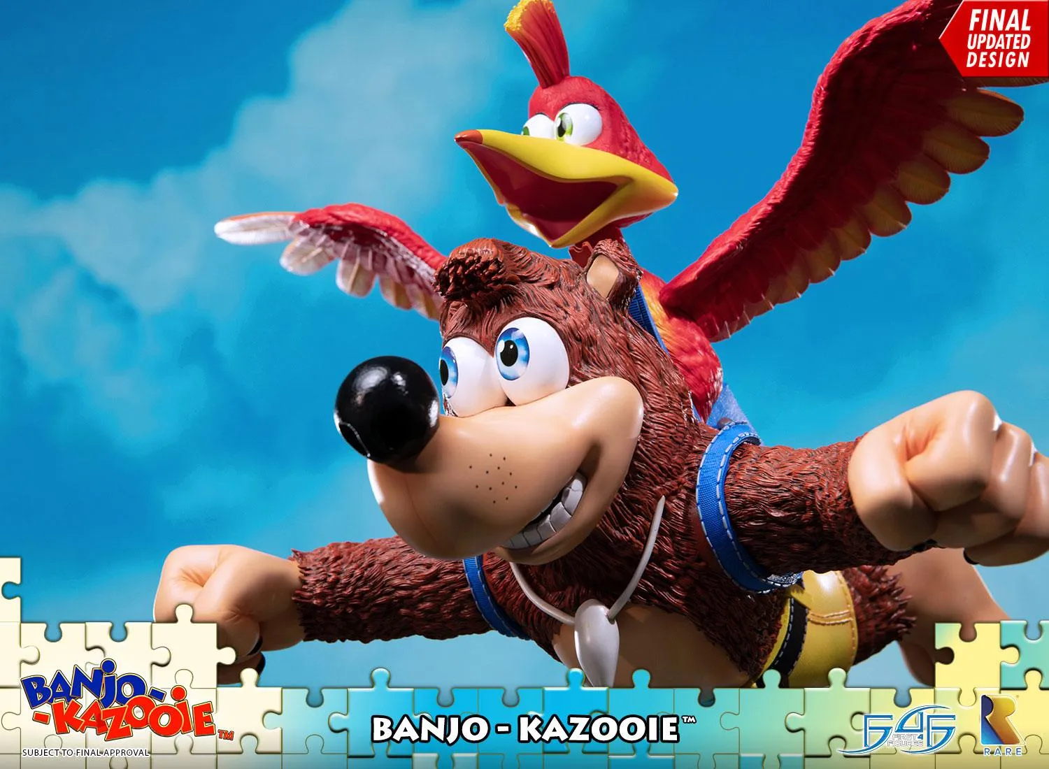 First 4 Figures Banjo-Kazooie Banjo Kazooie statueta Standard rasina