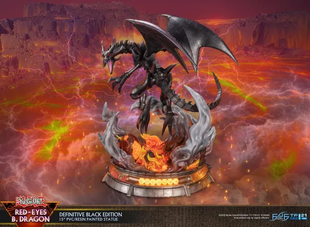 First 4 Figures Yu-Gi-Oh Red-Eyes statuetă Black Edition