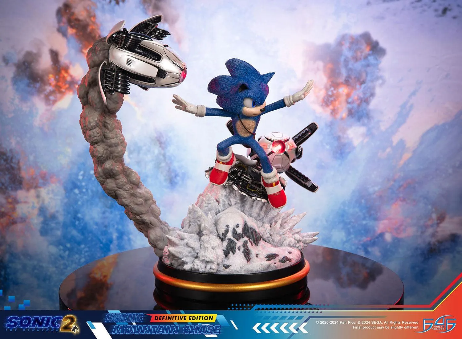 First 4 Figures Sonic Mountain Chase statueta Definitive LED