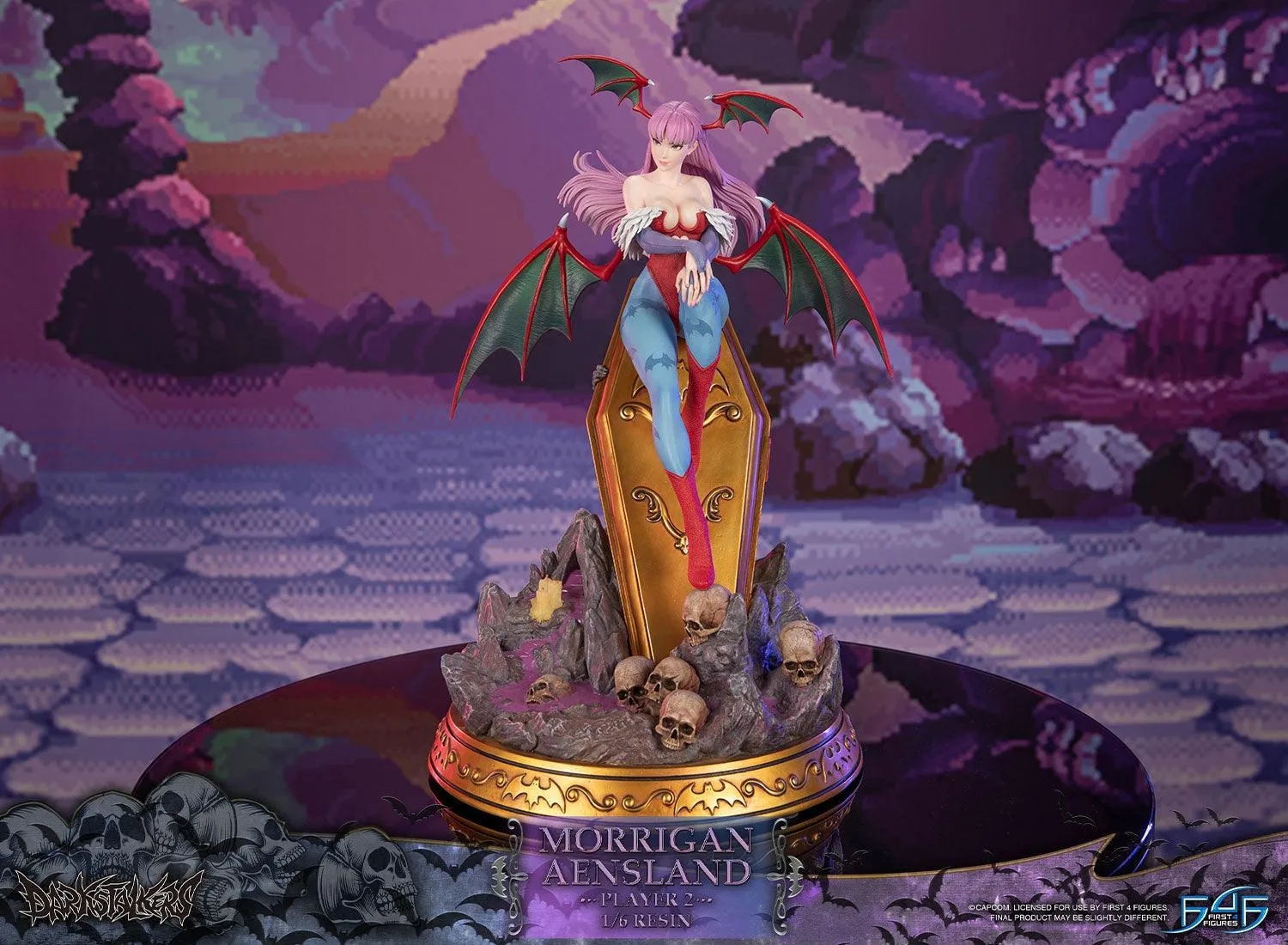 First 4 Figures Darkstalkers Morrigan statueta Player 2