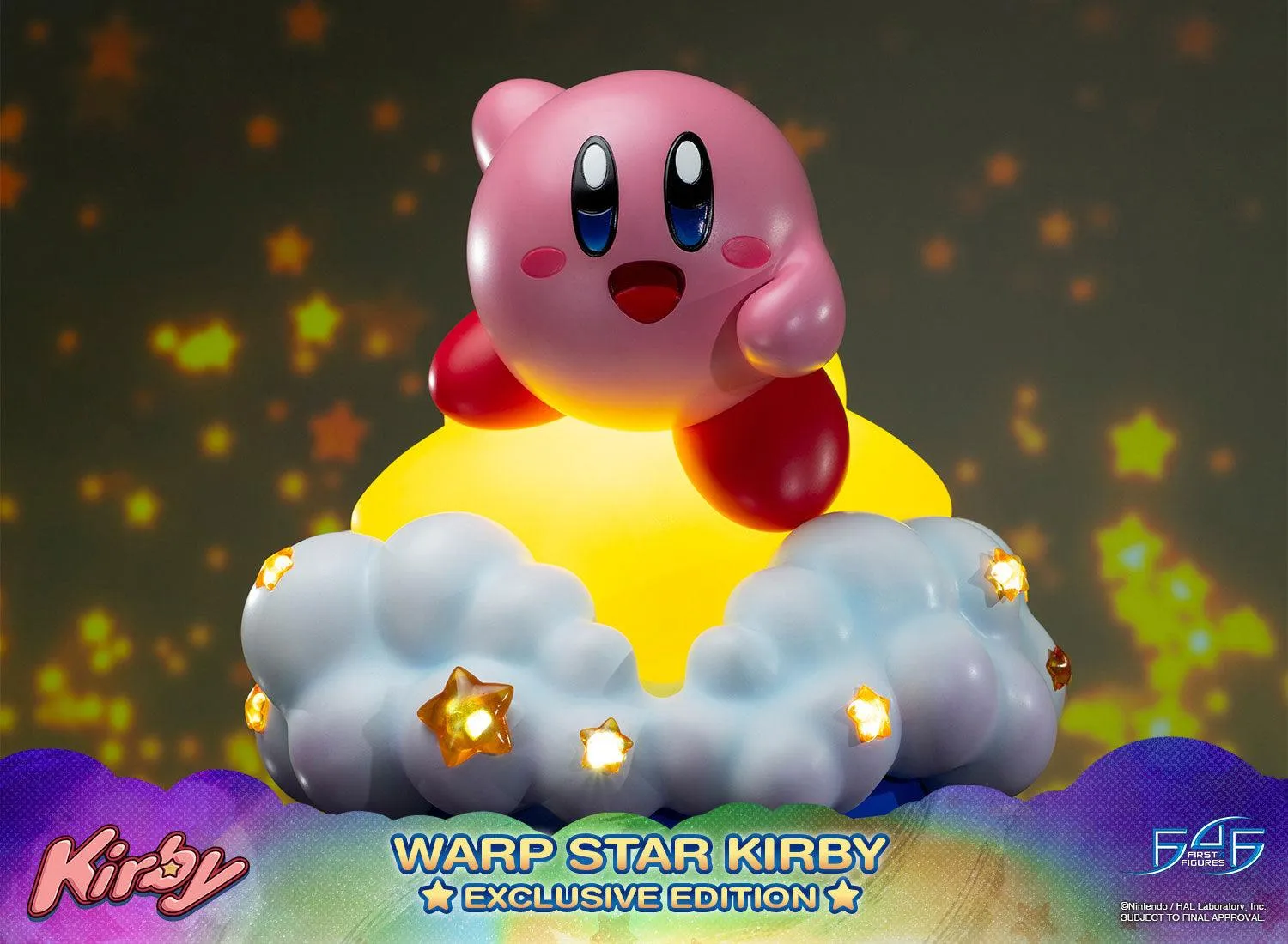First 4 Figures Kirby Warp Star statueta Exclusive LED