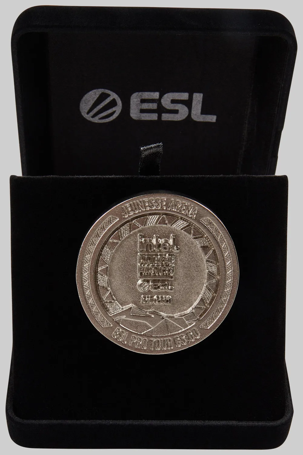 ESL IEM Rio 2023 moneda suvenir argintie