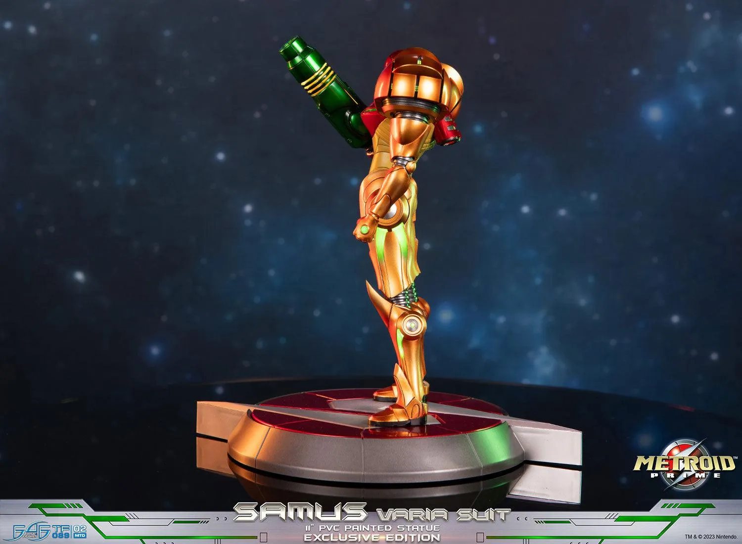 First 4 Figures Metroid Samus Varia Suit statuetă PVC Exclusive LED