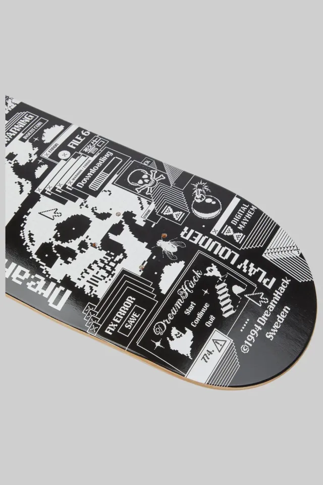 DreamHack Pixel Grind placă skateboard neagră 8.0
