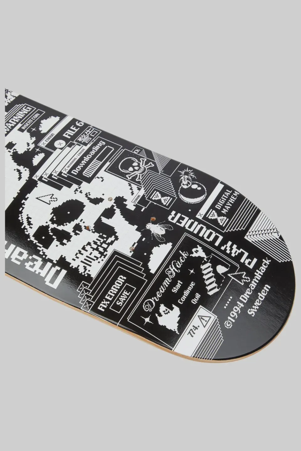 DreamHack Pixel Grind Skateboard Deck placa neagra